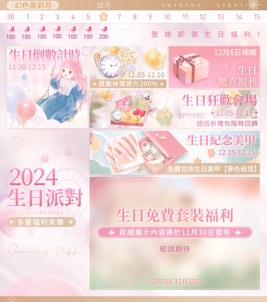 《閃耀暖暖》暖暖生日派對活動「出發！折紙王國」開啟！搭配評選賽商店更新！