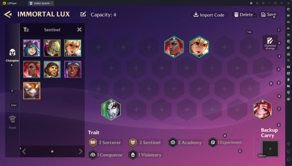 A Fun Team Comp! Immortal Lux Build
