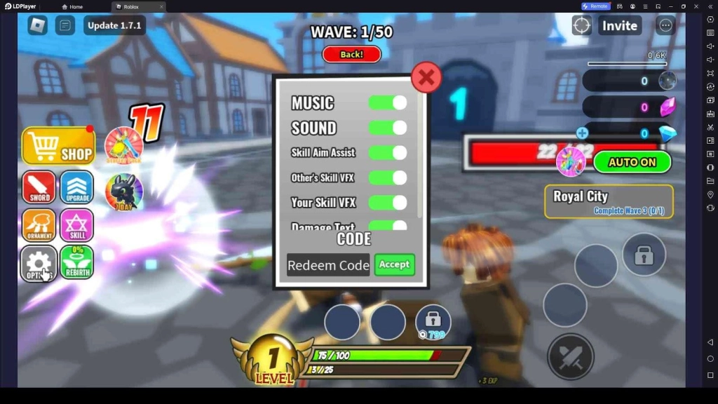 Roblox Sword Warriors Codes- 2025 June