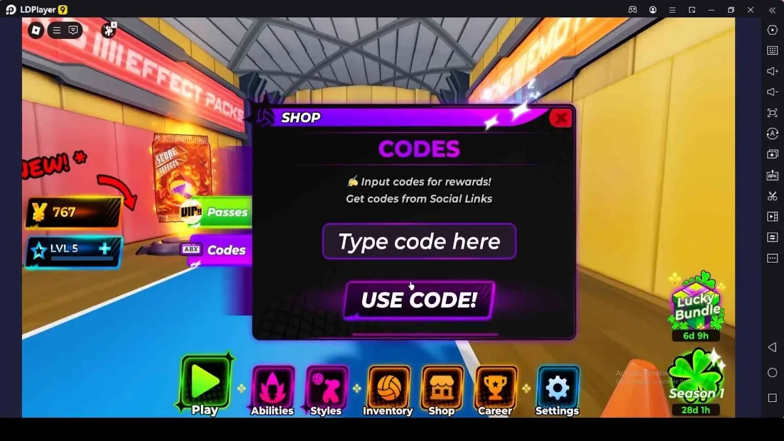 List of All Valid Roblox Volleyball Legends Codes