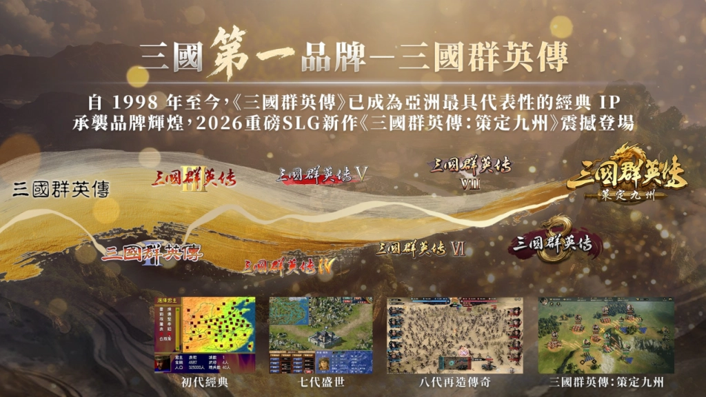 《三國群英傳：策定九州》揭曉品牌代言人陳金鋒