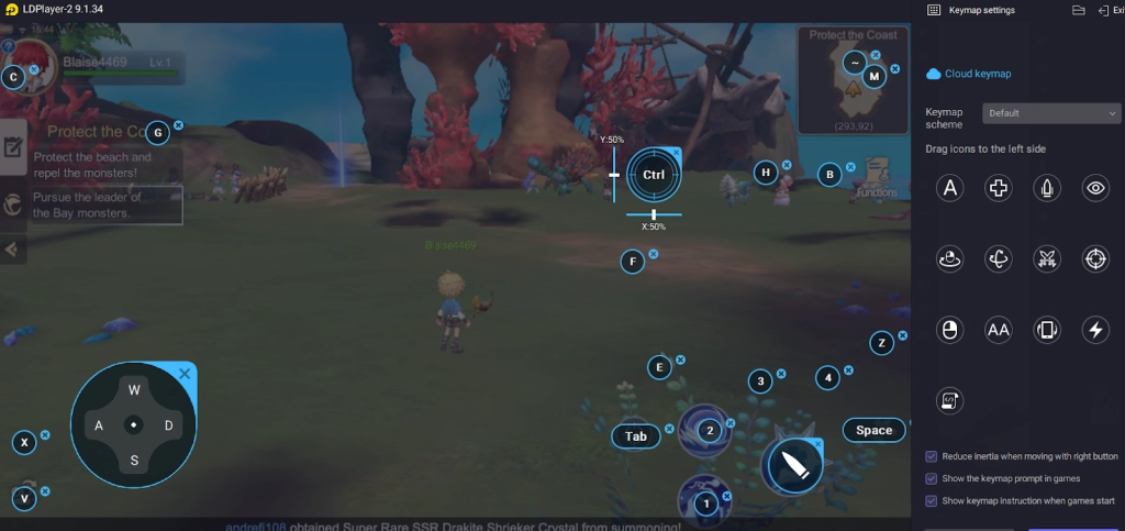 Draconia Saga GLOBAL on PC Keyboard