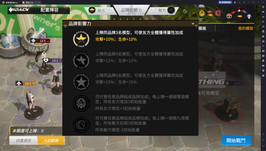 【攻略】《模型少女:限定特典》流派搭配推薦