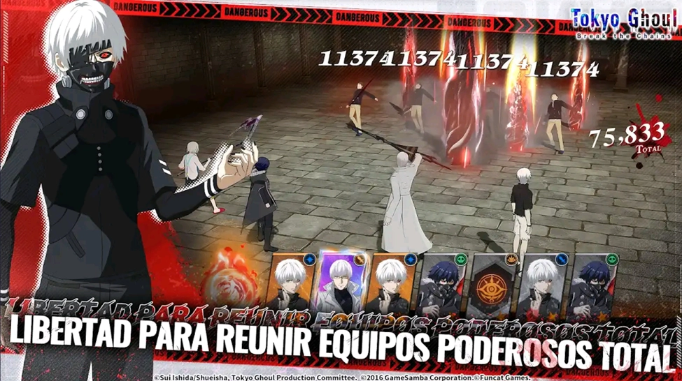 Tokyo Ghoul: Break the chains — Nuevos códigos de regalo y trucos exclusivos