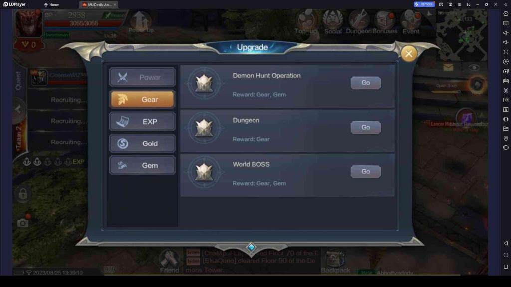 How to Rank Up Your Gear and Items 