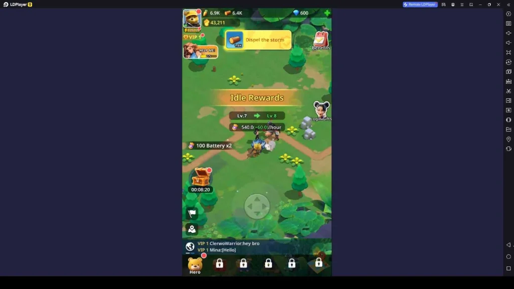 Make Sure to Collect Your Idle Rewards from Time to Time