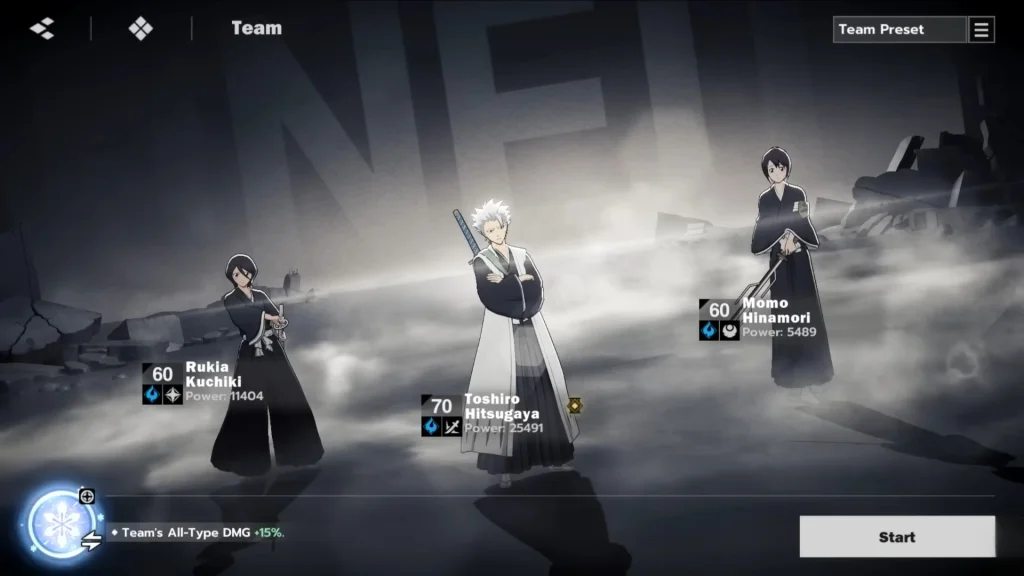 BLEACH Soul Resonance Toshiro Teams