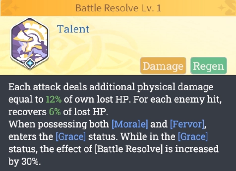 Talent: Battle Resolve