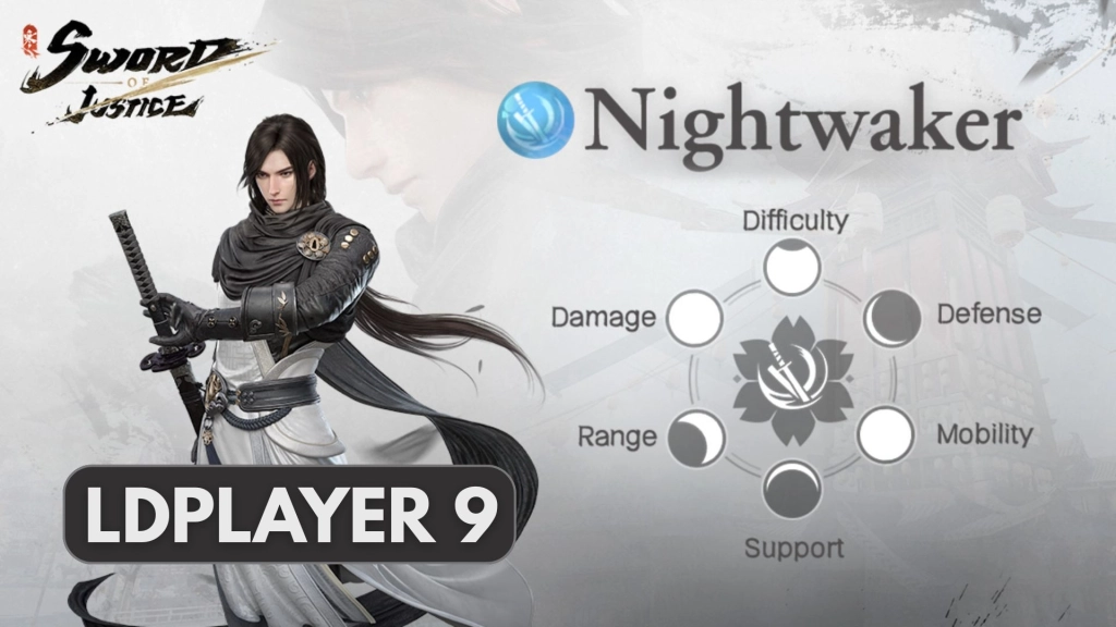 Karakter Nightwaker dan kekuatan umumnya di Sword of Justice.