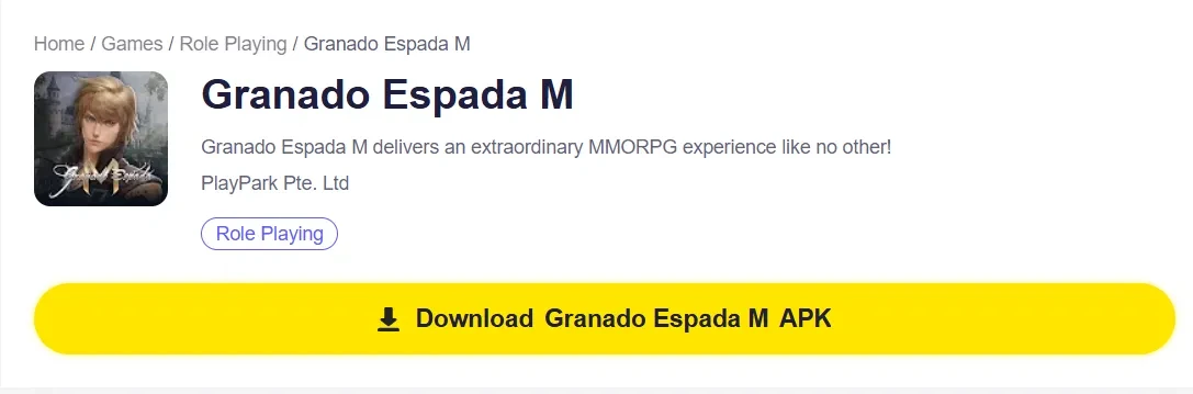 Granado Espada M Apk