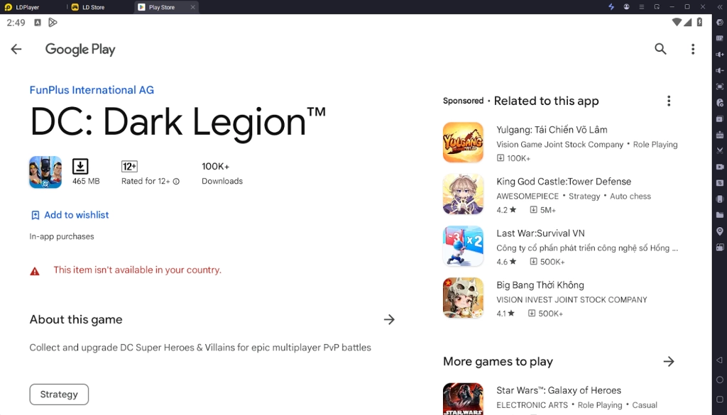 Play DC: Dark Legion on PC 8