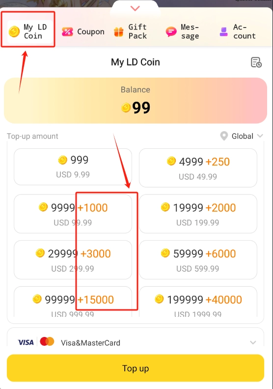 LD Game Weekly Event Returns Bigger: Up to 20% Top-up Cashback!