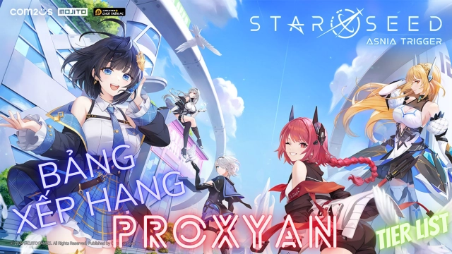 STARSEED: Asnia Trigger - Tier list / Bảng xếp hạng nhân vật