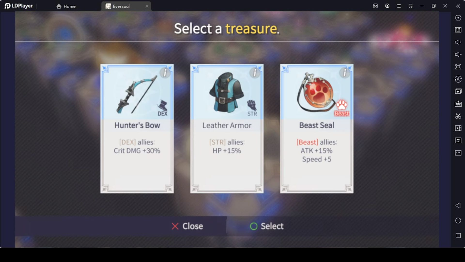 Choose a Treasure