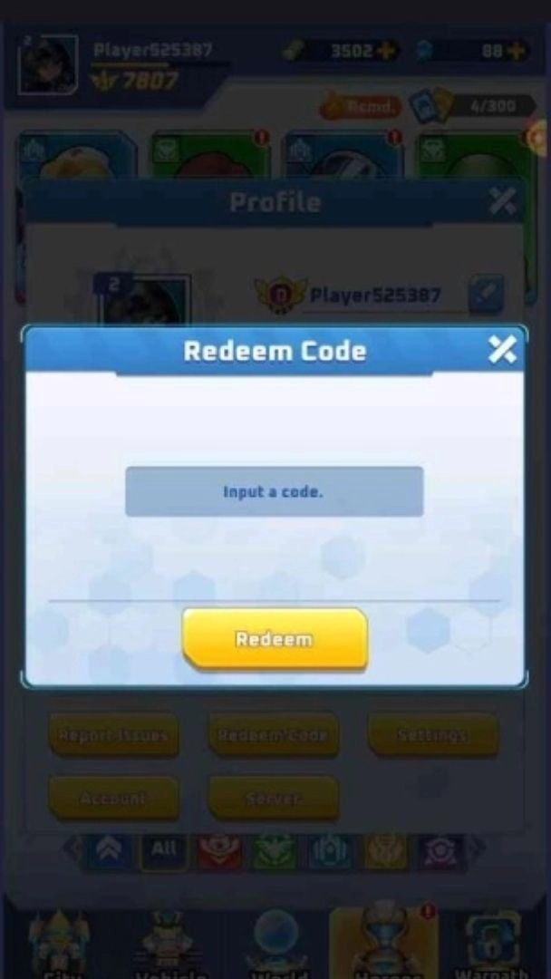 How to Redeem Codes