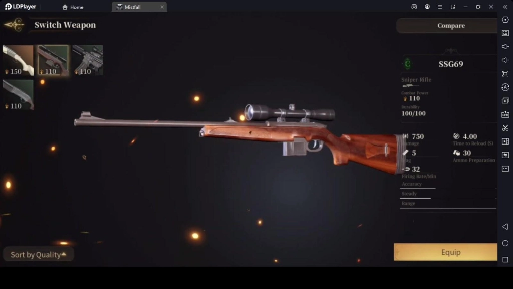 Equip Best Weapons Equip Best Weapons