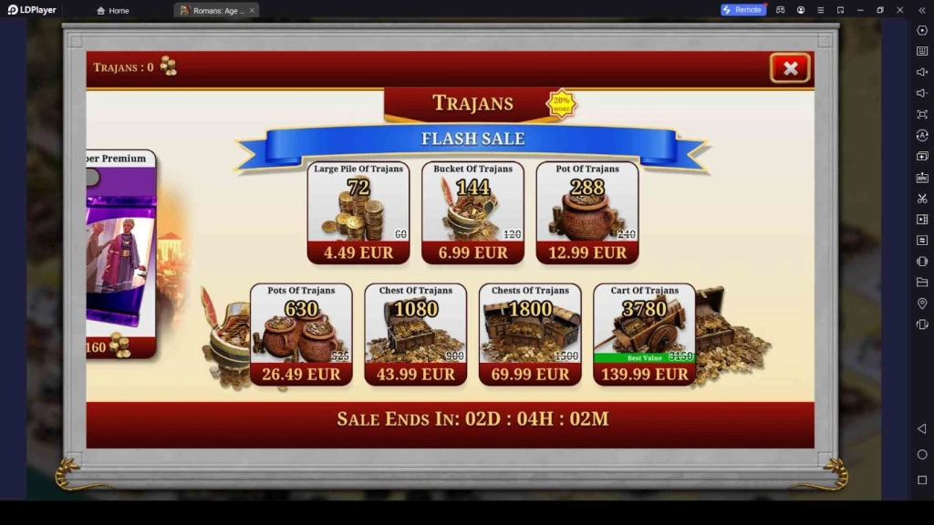 Trajans in Romans: Age of Caesar Trajans in Romans: Age of Caesar