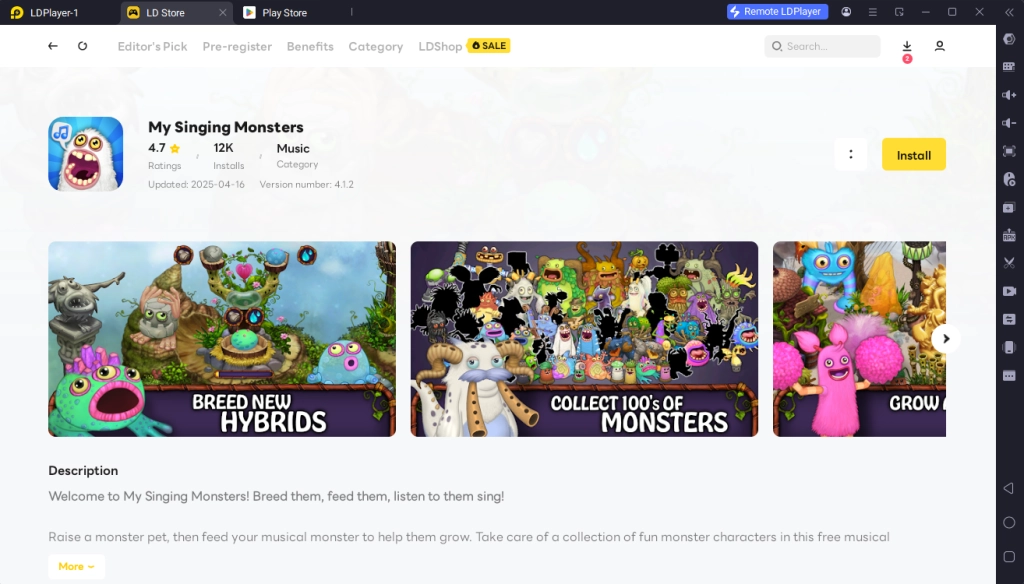 Play My Singing Monsters on PC 3