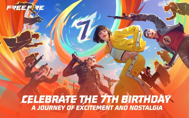 Free Fire celebra por todo lo alto su Séptimo Aniversario