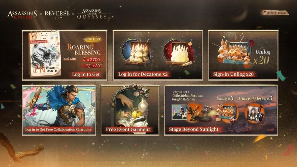 GLOBALLY SYNCED VERSION OF REVERSE:1999 X ASSASSIN’S CREED® COLLABORATION VERSION AVAILABLE NOW