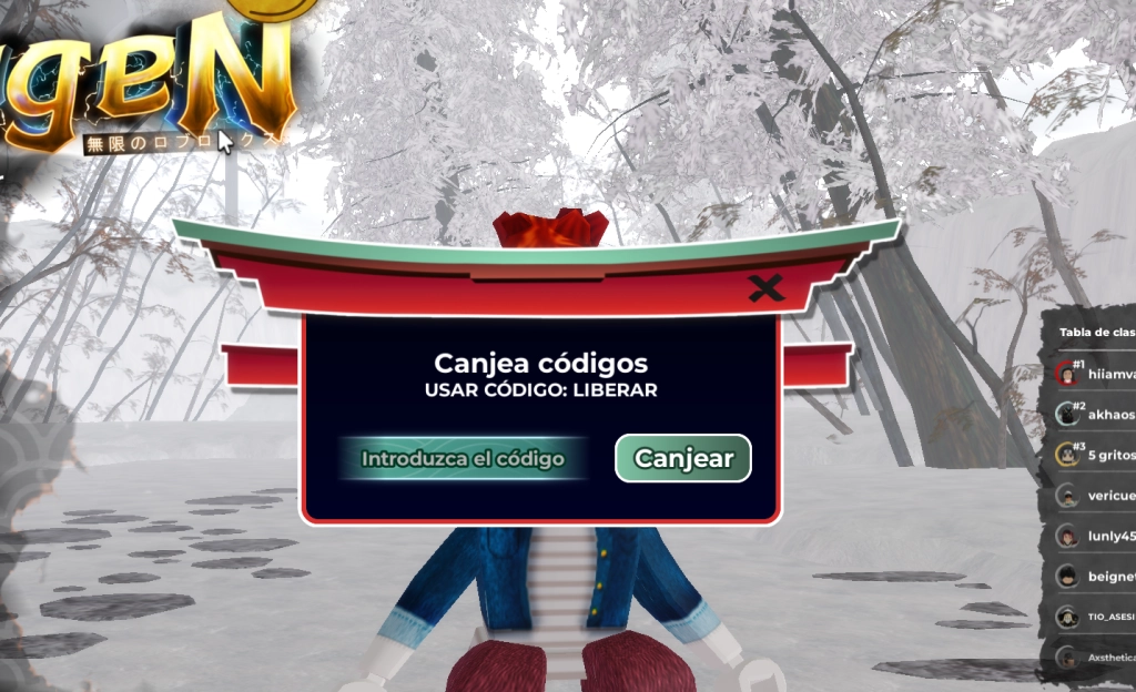 Mugen Roblox Códigos/ Codes