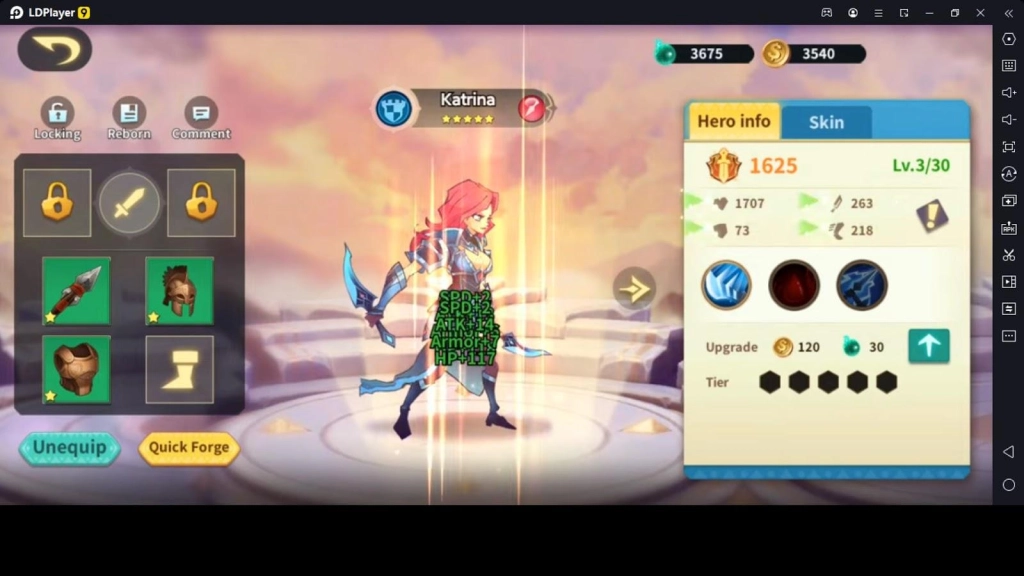 Upgrading Heroes Upgrading Heroes