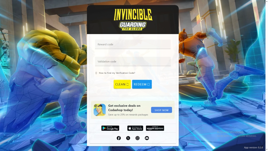 Redeeming Process for the Codes