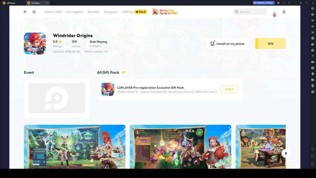 Download Windrider Origins on PC with LDPlayer