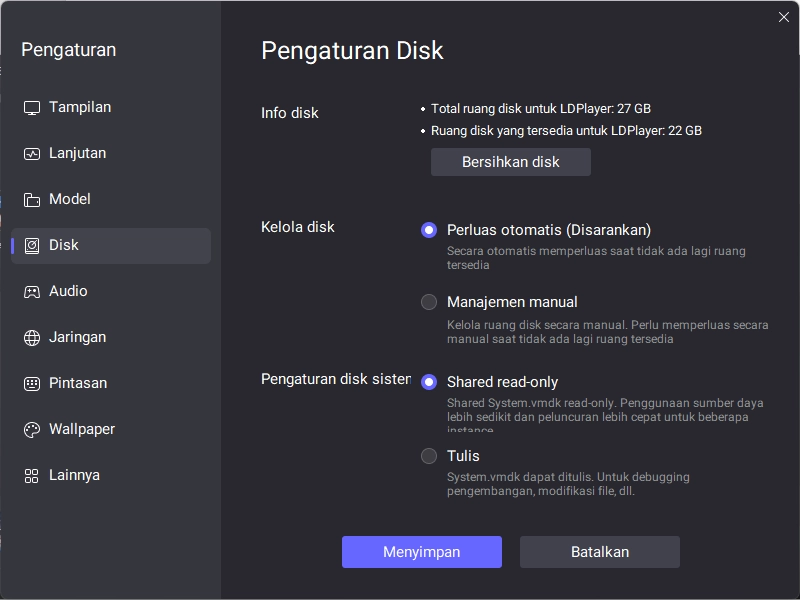 Pengaturan yang Wajib Khawatir