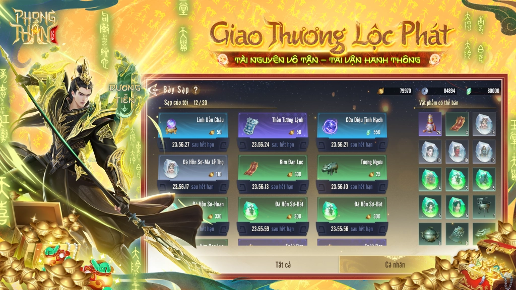 Full bộ code Phong Thần VNG - Hướng dẫn cách nhập chi tiết
