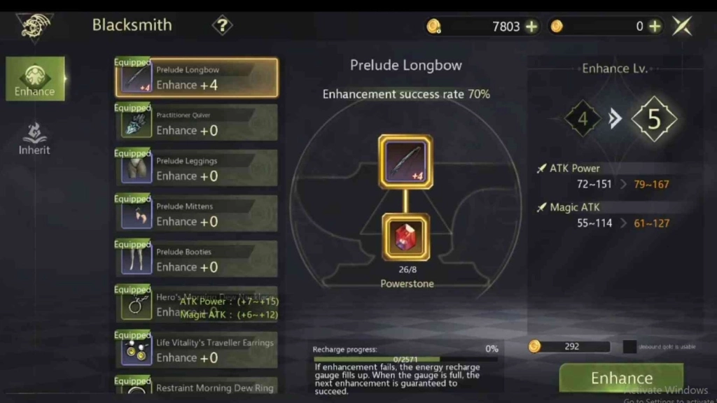 Increase Your Character Strength with Enhancements