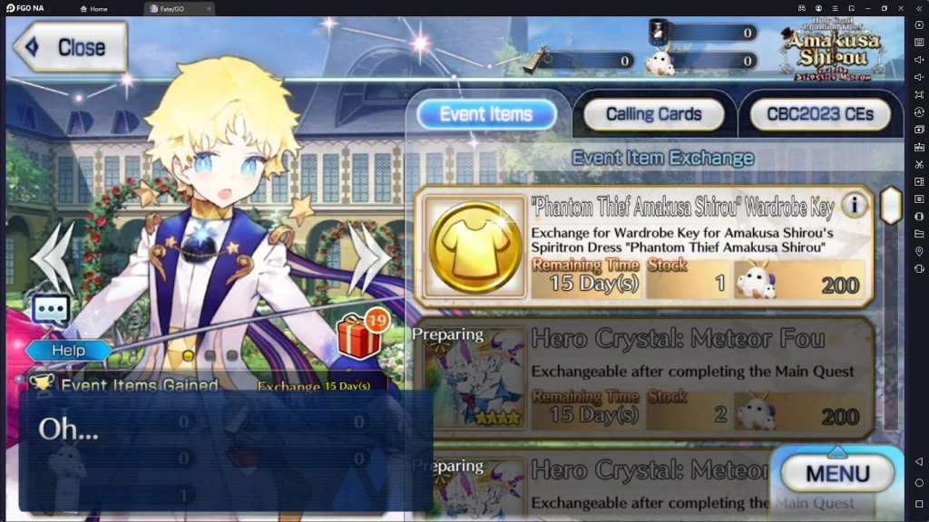 Fate/Grand Order Chaldea Boys Collection 2023 Campaign Guide