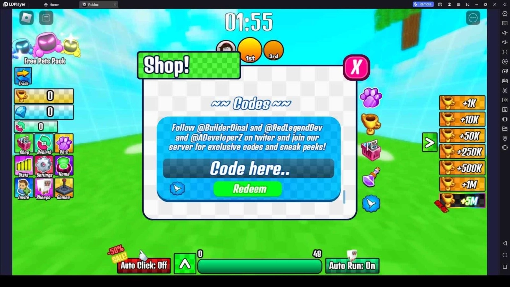Roblox Sheep Race Simulator Codes: Sprint to Victory - 2025 March