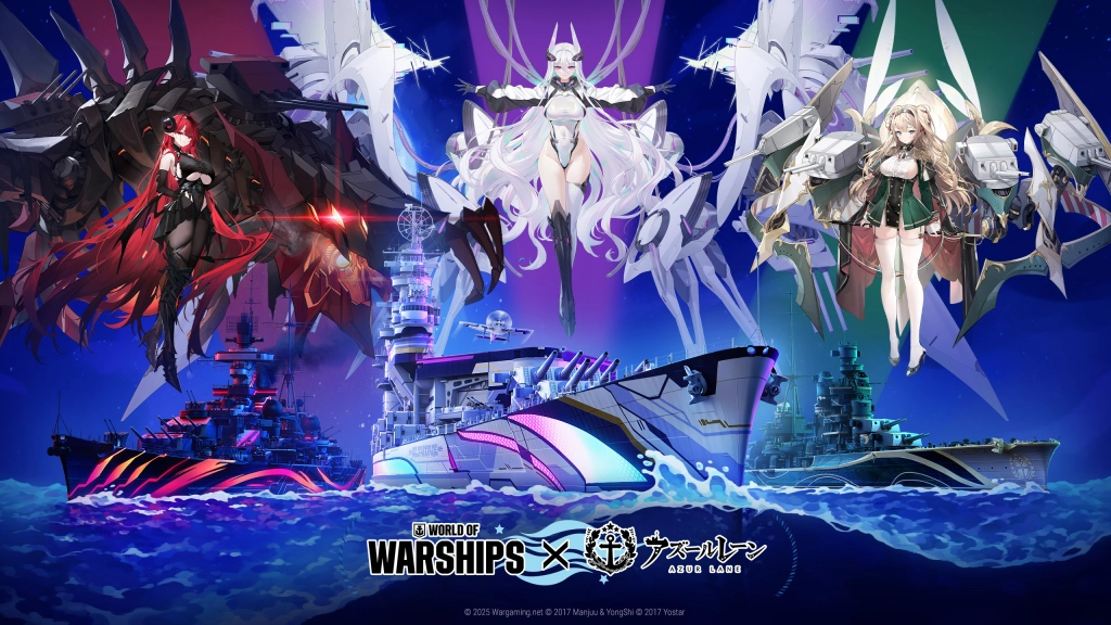《戰艦世界》Ｘ《碧藍航線》第七波合作登場  迎接全新主題戰艦和指揮官