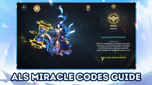 ALS Miracle Codes Guide - Unlock Treasures in the 3D Universe - 2025 March
