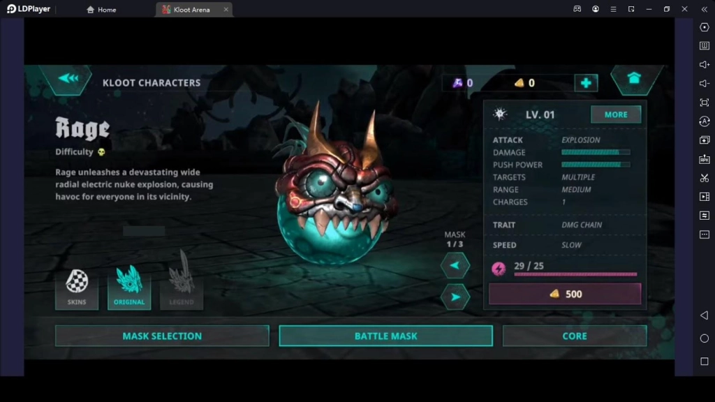 Upgrading Characters