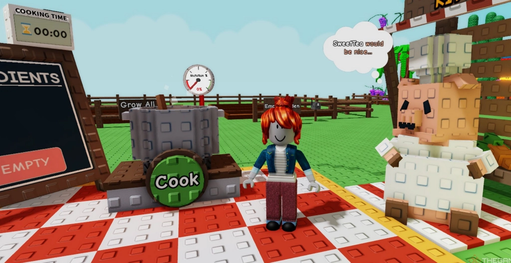 recetas de Grow a Garden