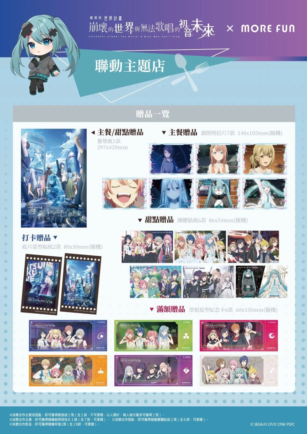 《劇場版 世界計畫 崩壞的世界與無法歌唱的初音未來》× 萌番More Fun｜聯動主題店03月26日正式開張！
