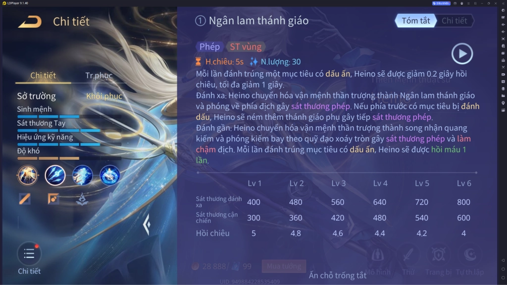 Liên Quân Mobile: Hướng dẫn chi tiết cách lên đồ và bí kíp chơi Heino dễ giành MVP