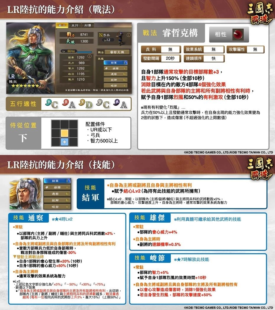 『三國志霸道』新賽季「異邦使者」第三期開幕！實施全新LR武將「陸抗」