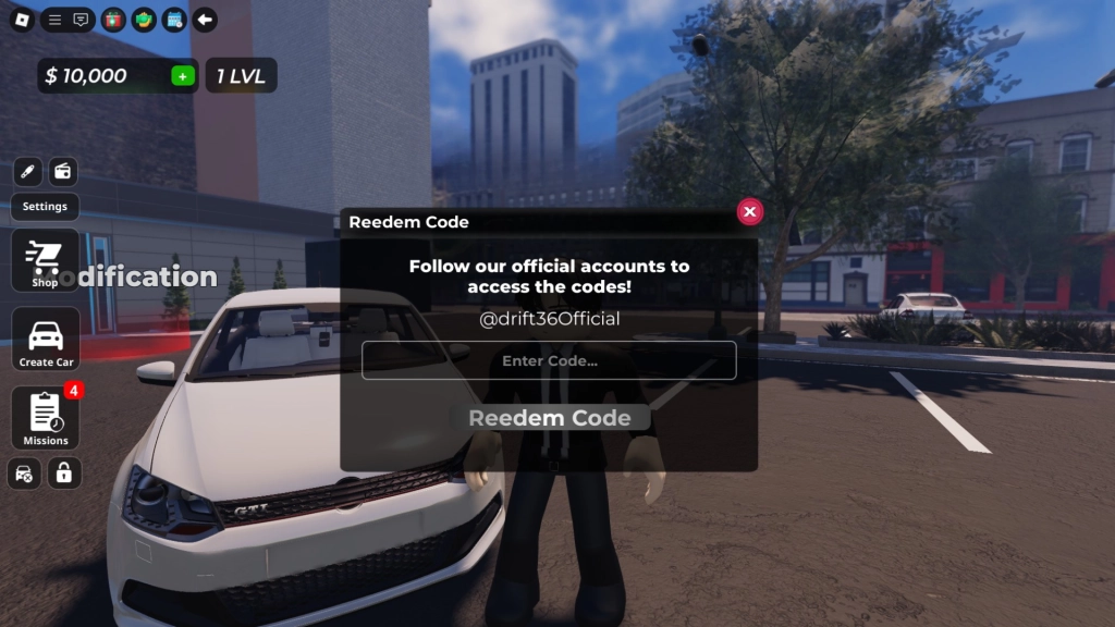 How to Redeem the Codes in Drift 36 How to Redeem the Codes in Drift 36
