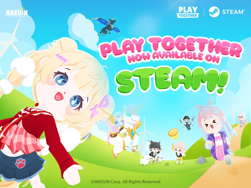 HAEGIN『一緒に遊ぼう』Steam版をリリース！
