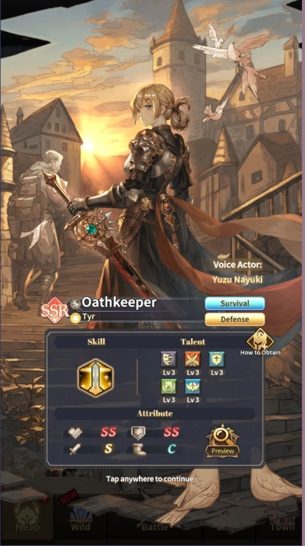 Tyr, the Oathkeeper (Warrior, Light Faction)