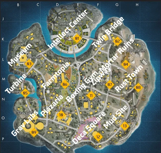 Free Fire Map