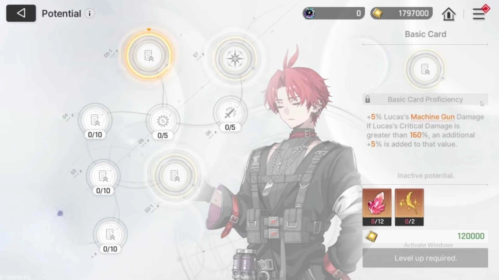 Leveling and Upgrades