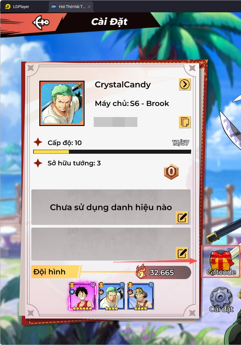 Code Hơi Thở Hải Tặc mới nhất 2026 và Hướng Dẫn Nhập Giftcode