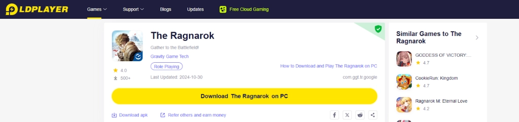 How to Download and Play The Ragnarok on PC -Beginners Guide