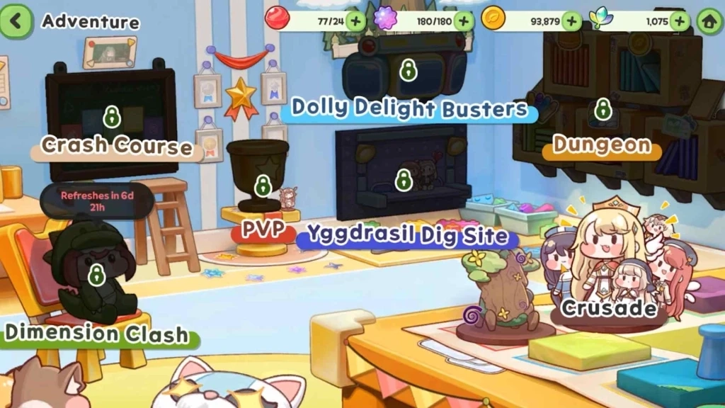 Trickcal: Chibi Go คู่มือการอัปเกรดและการหาทรัพยากร