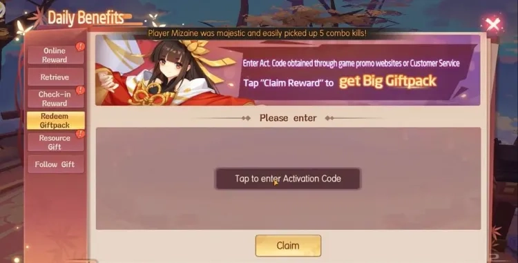 How to Redeem Tamashi: Rise of Yokai Codes