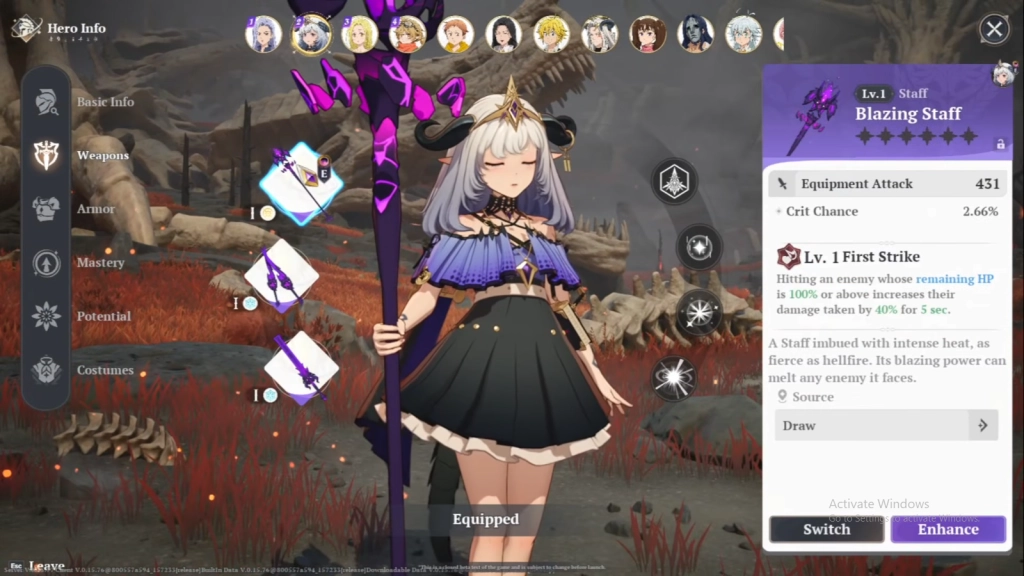 Staff Build Staff Build